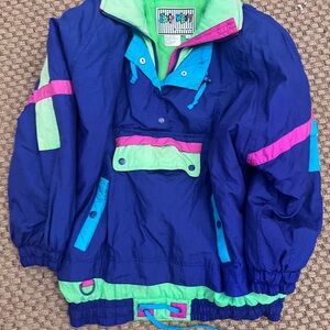 Vintage East West By the Panda Group Colorblock Windbreaker Jacket